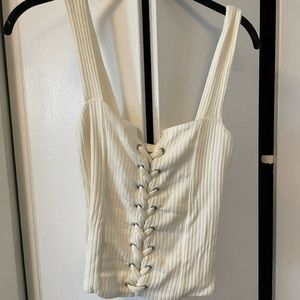 Reformation corset top